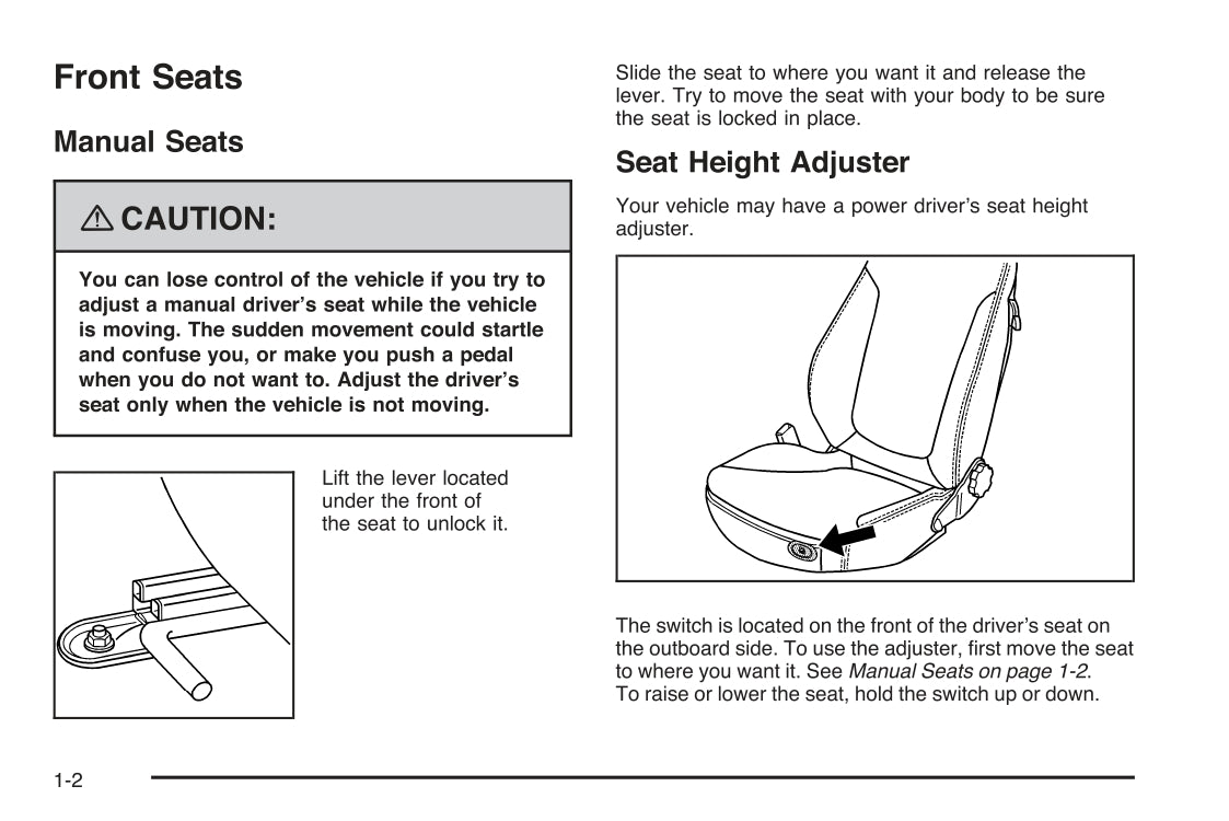 2008 Pontiac Solstice Owner's Manual | English