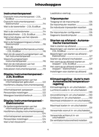 2022-2024 Ford Transit Gebruikershandleiding | Nederlands