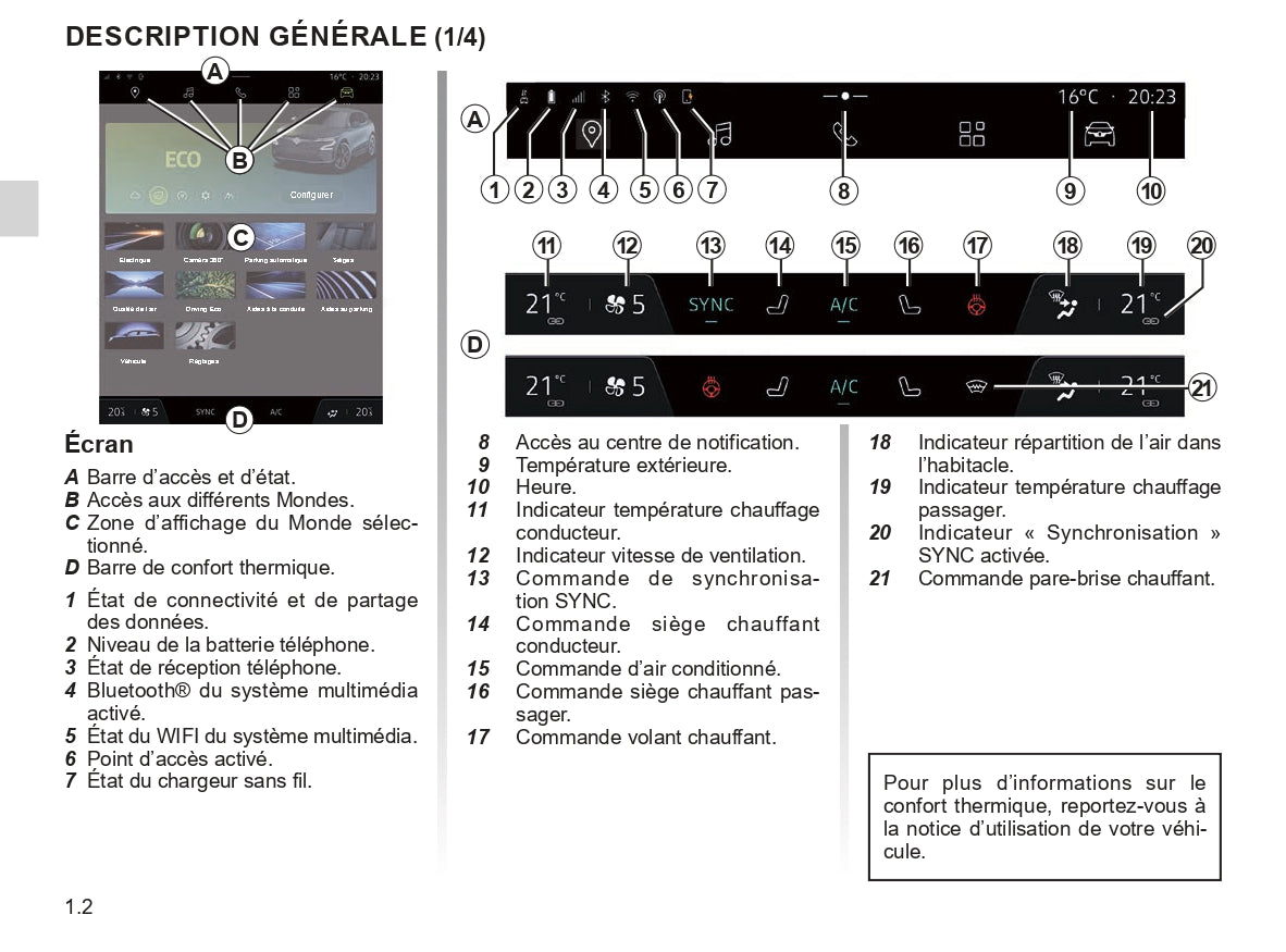 2023 Renault OpenR Link User's Manual | French