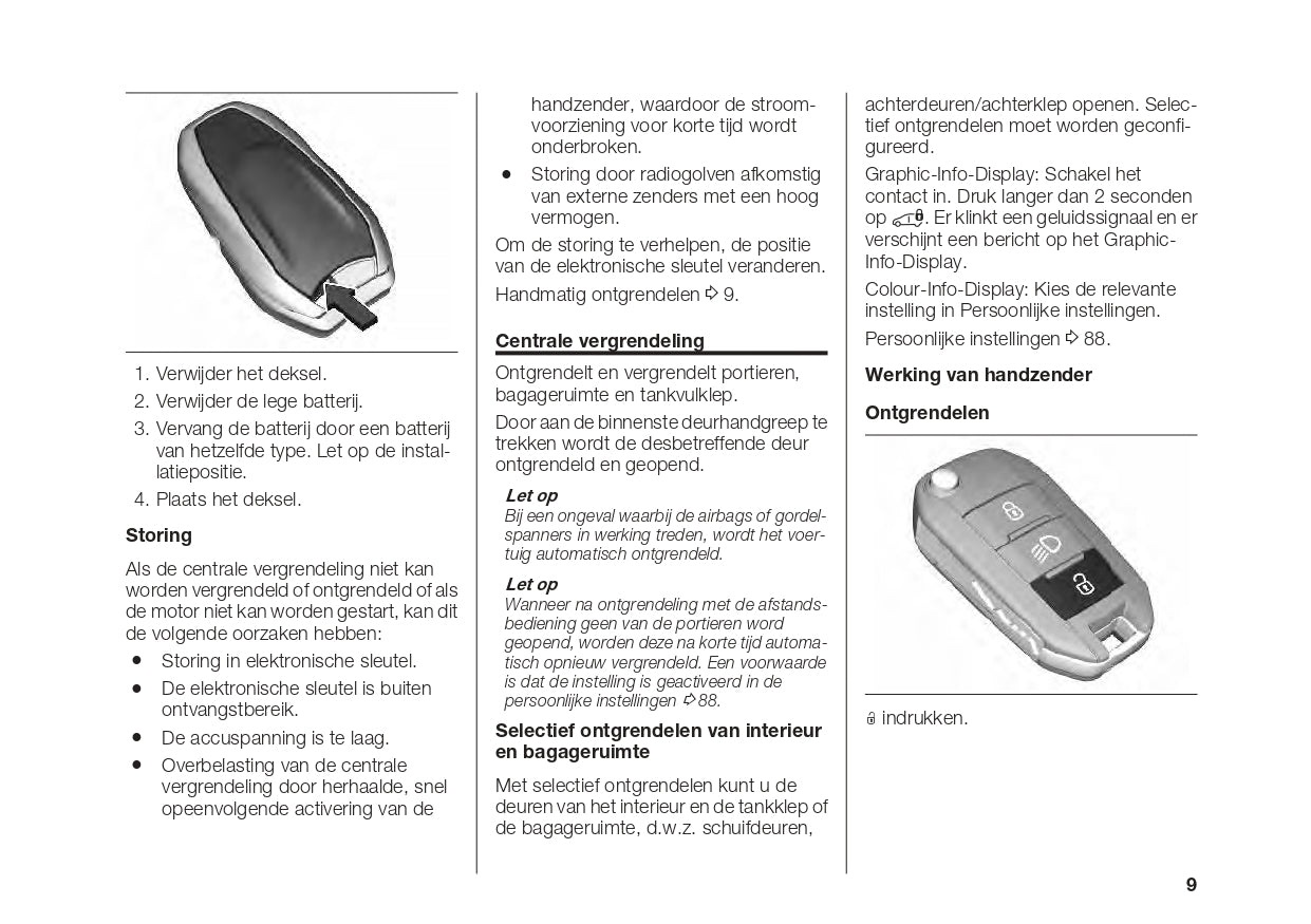 2023-2024 Fiat Doblo Owner's Manual | Dutch