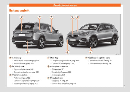 2020 Seat Tarraco Owner's Manual | Dutch