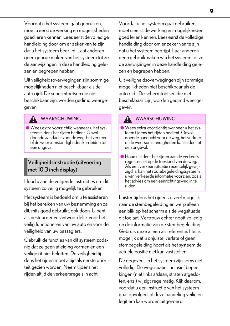 2020-2023 Lexus UX 300e Infotainment Manual | Dutch