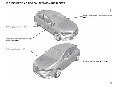 2022-2024 Renault Clio Bedienungsanleitung | Deutsch