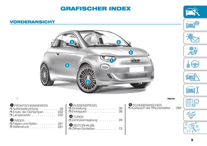 2023 Fiat 500e Owner's Manual | German