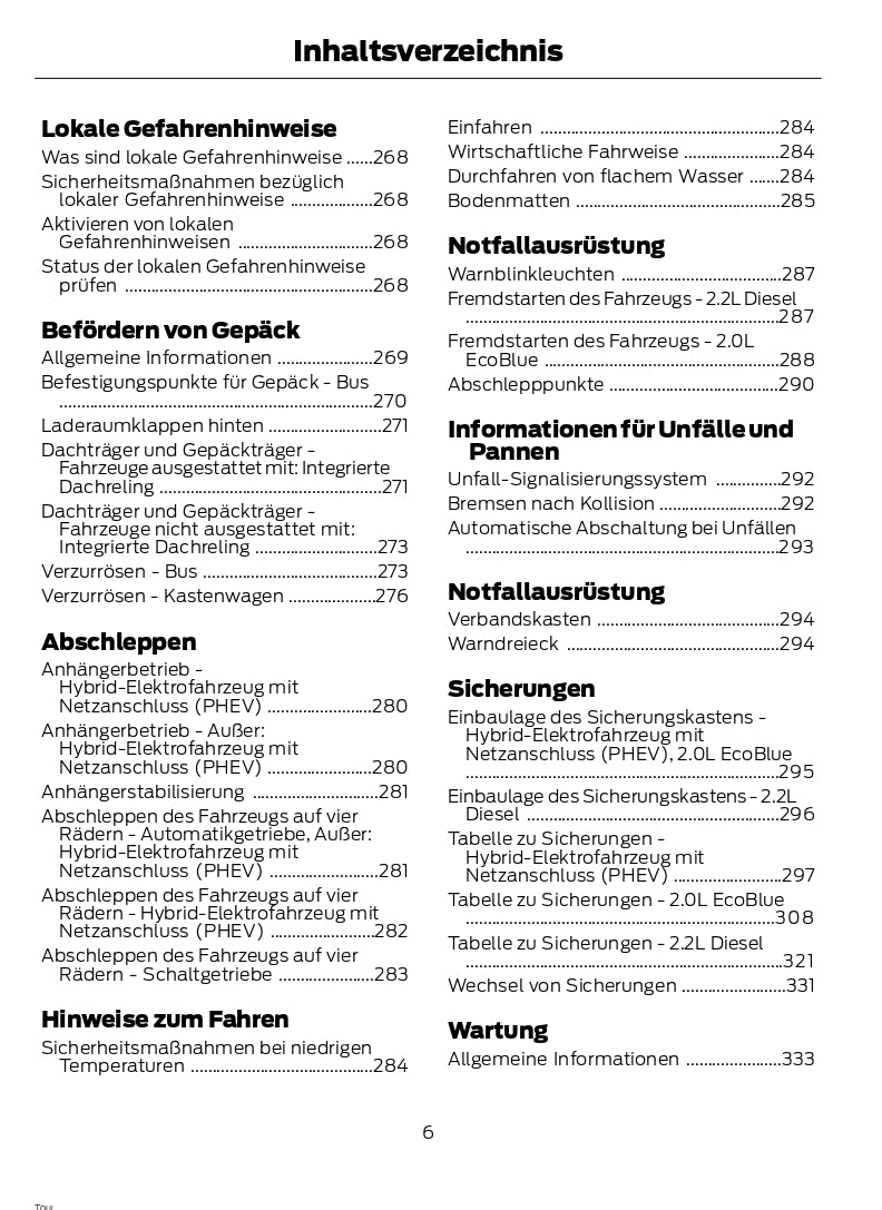 2021-2023 Ford Transit Custom Gebruikershandleiding | Duits