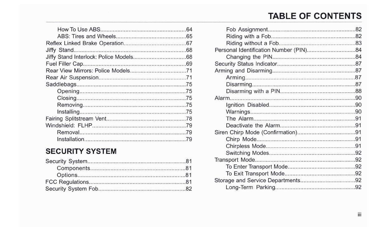 2014 Harley-Davidson Police Models Owner's Manual | English