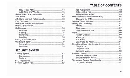 2014 Harley-Davidson Police Models Owner's Manual | English