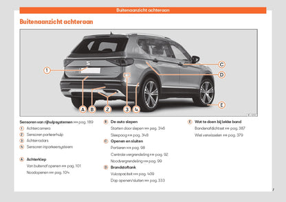 2023 Seat Tarraco Manuel du propriétaire | Néerlandais