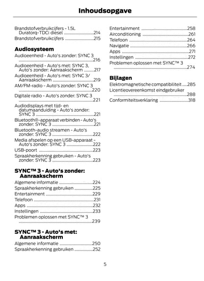 2021-2023 Ford Tourneo Courier / Transit Courier Gebruikershandleiding | Nederlands