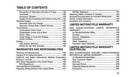 2020 Harley-Davidson Softail Manuel du propriétaire | Anglais