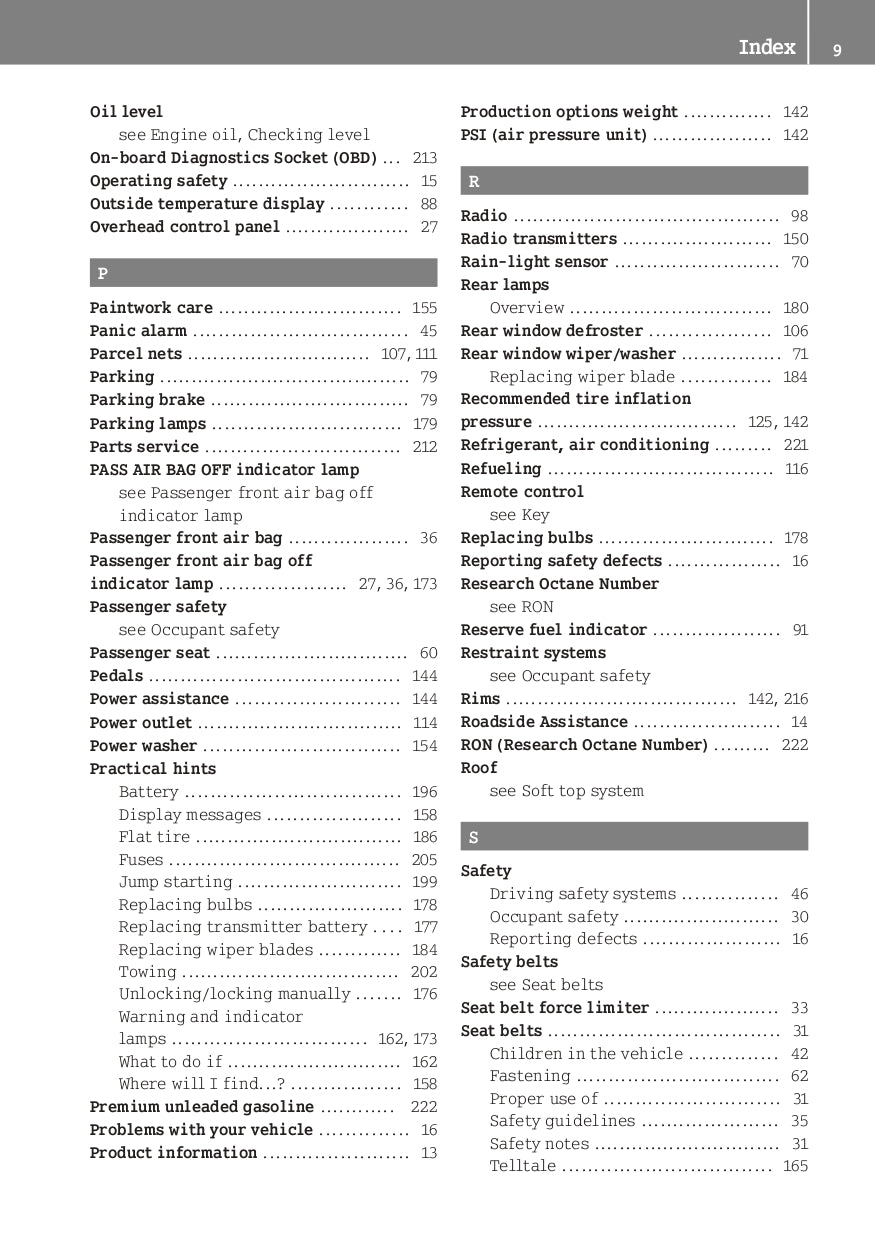 2013 Smart ForTwo Coupe/ForTwo Convertible Owner's Manual | English