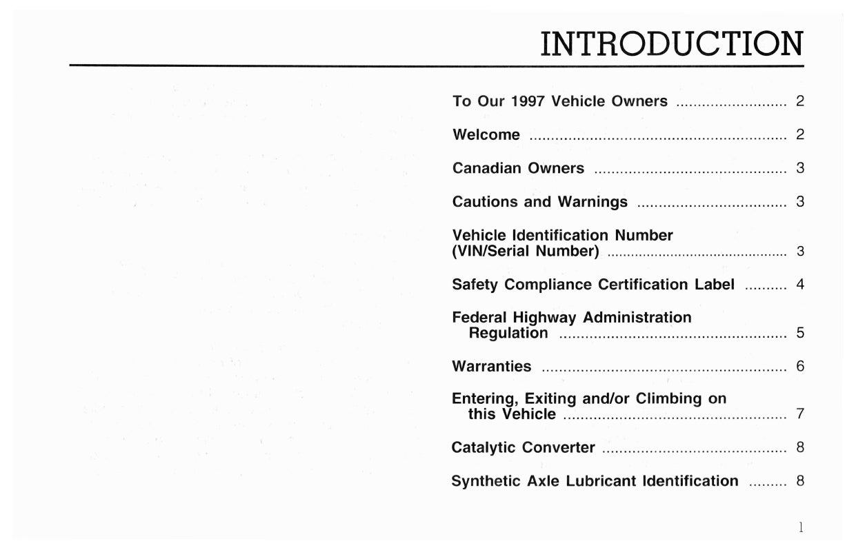 1997 Ford L-Series Gebruikershandleiding | Engels