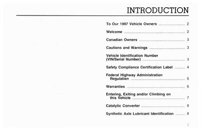 1997 Ford L-Series Gebruikershandleiding | Engels