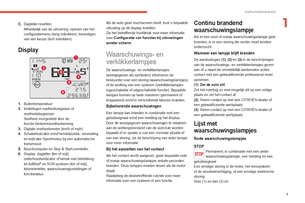 2022-2024 Citroën C3 Gebruikershandleiding | Nederlands