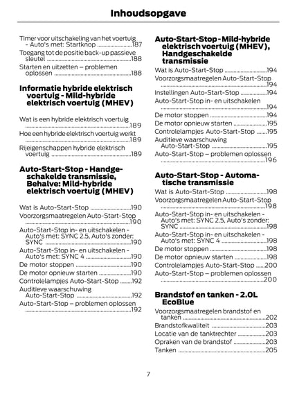 2022-2024 Ford Transit Gebruikershandleiding | Nederlands