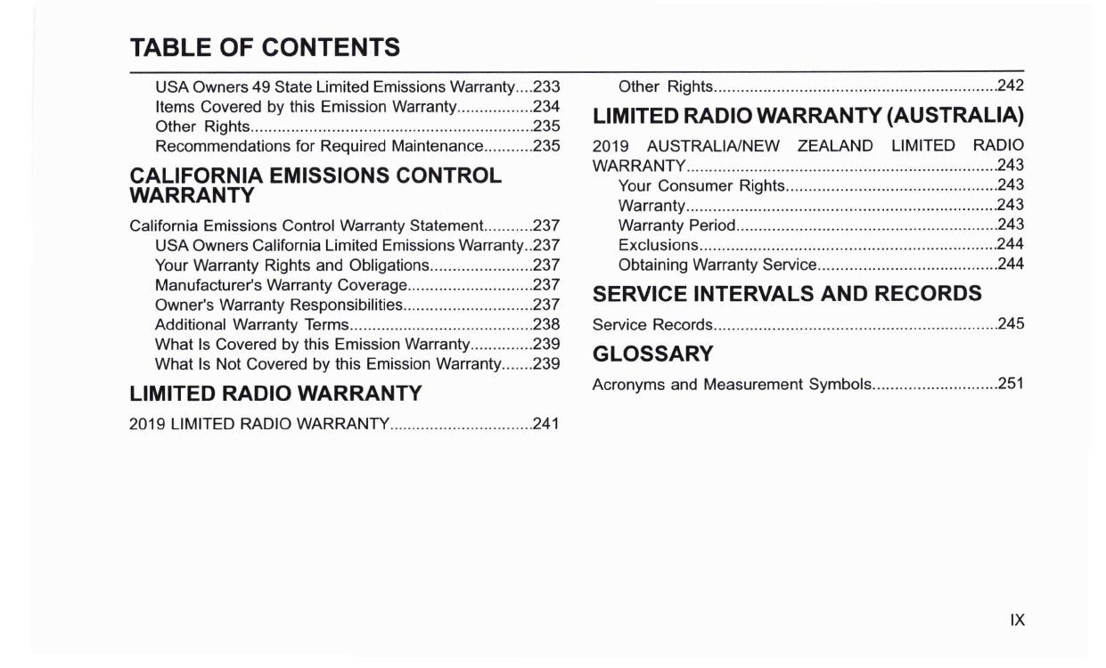 2019 Harley Davidson Touring Owner's Manual | English