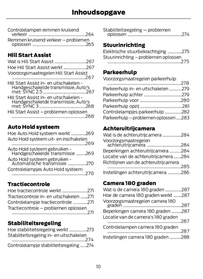 2022-2024 Ford Kuga Owner's Manual | Dutch