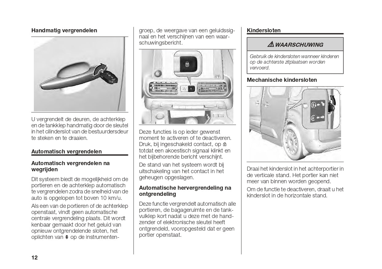 2023-2024 Fiat Doblo Owner's Manual | Dutch