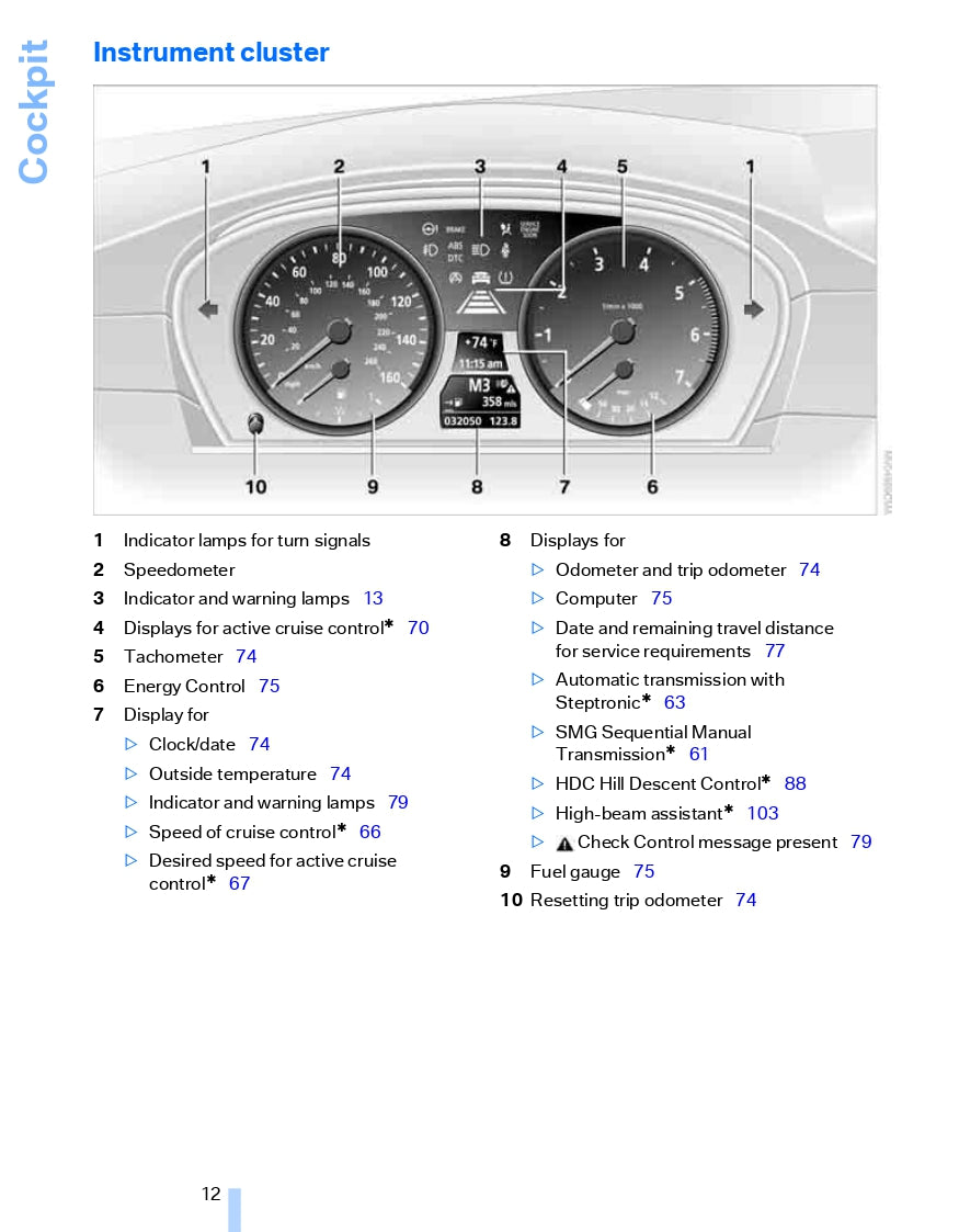 2006 BMW 5 Series Owner's Manual | English