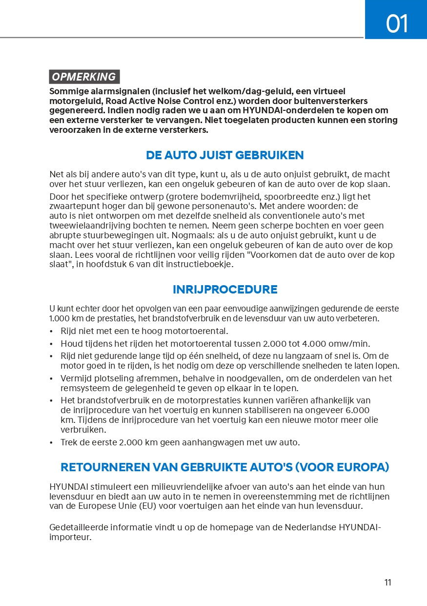 2022 Hyundai Tucson Hybrid/Tucson Plug-in Hybrid Owner's Manual | Dutch