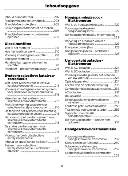 2022-2024 Ford Transit Gebruikershandleiding | Nederlands