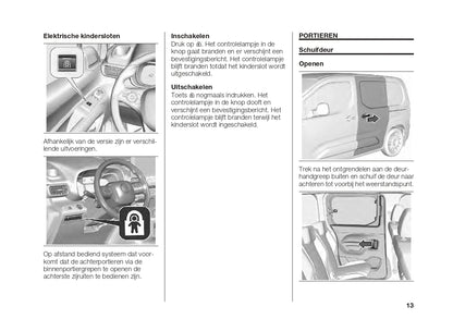 2023-2024 Fiat Doblo Owner's Manual | Dutch