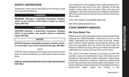 2018 Harley-Davidson FLTRXSE  Owner's Manual | English