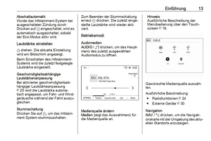 2020-2023 Opel Mokka / Mokka-e Infotainment Manual | German