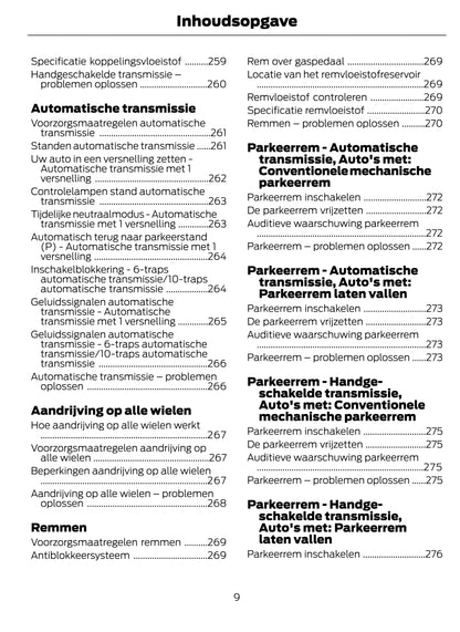 2022-2024 Ford Transit Gebruikershandleiding | Nederlands