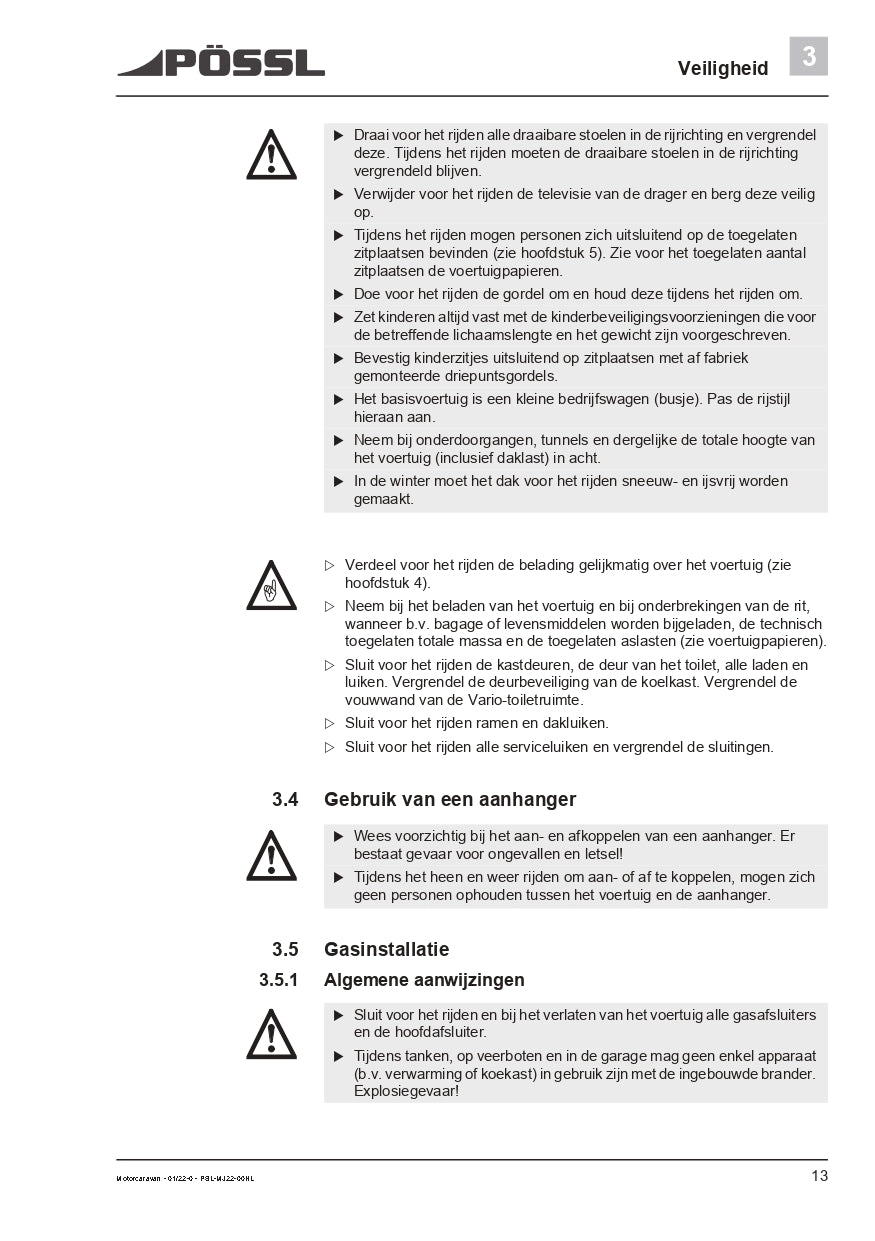 2019-2022 Pössl 2WIN Plus Bedienungsanleitung | Niederländisch