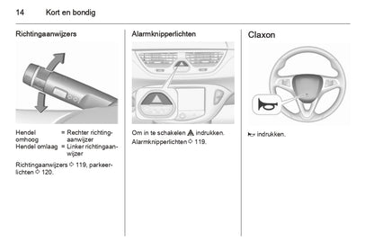 2015 Opel Corsa Owner's Manual | Dutch