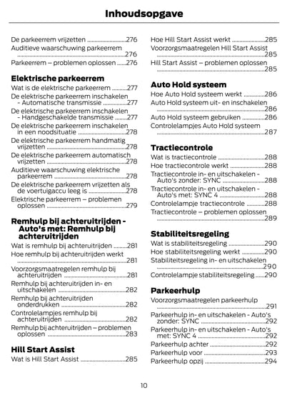 2022-2024 Ford Transit Gebruikershandleiding | Nederlands