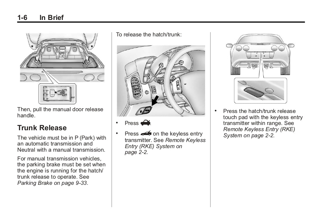 2013 Chevrolet Corvette Owner's Manual | English