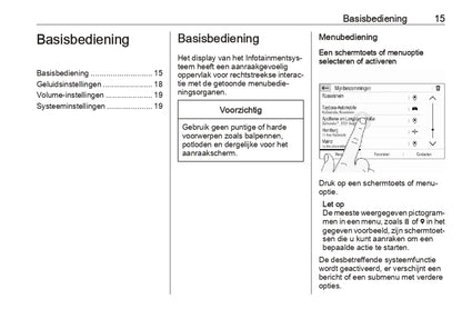 2020-2023 Opel Vivaro Infotainment Manual | Dutch