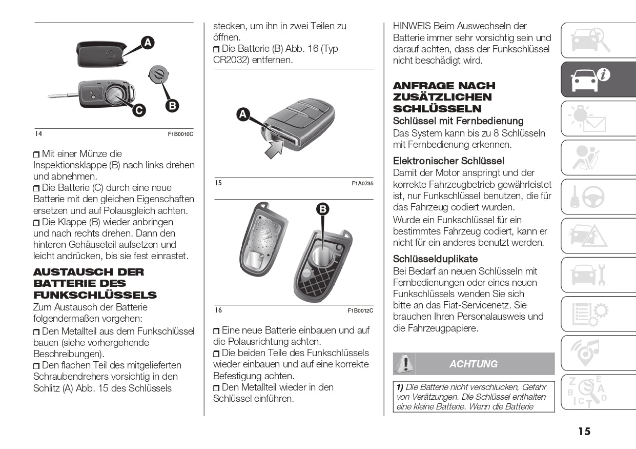 2022 Fiat Ducato Owner's Manual | German