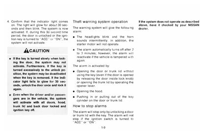 1996 Nissan 240SX Owner's Manual | English