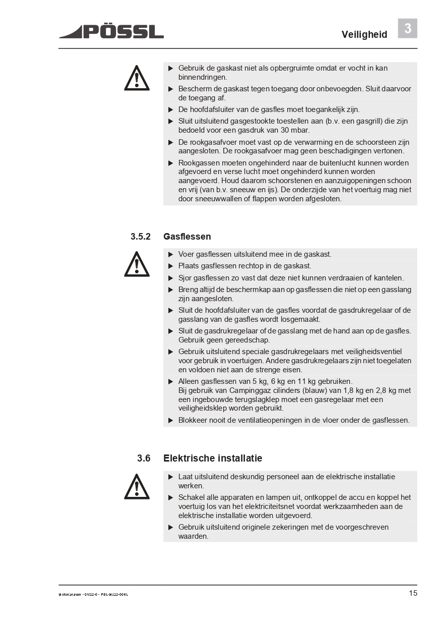 2019-2022 Pössl 2WIN Plus Bedienungsanleitung | Niederländisch