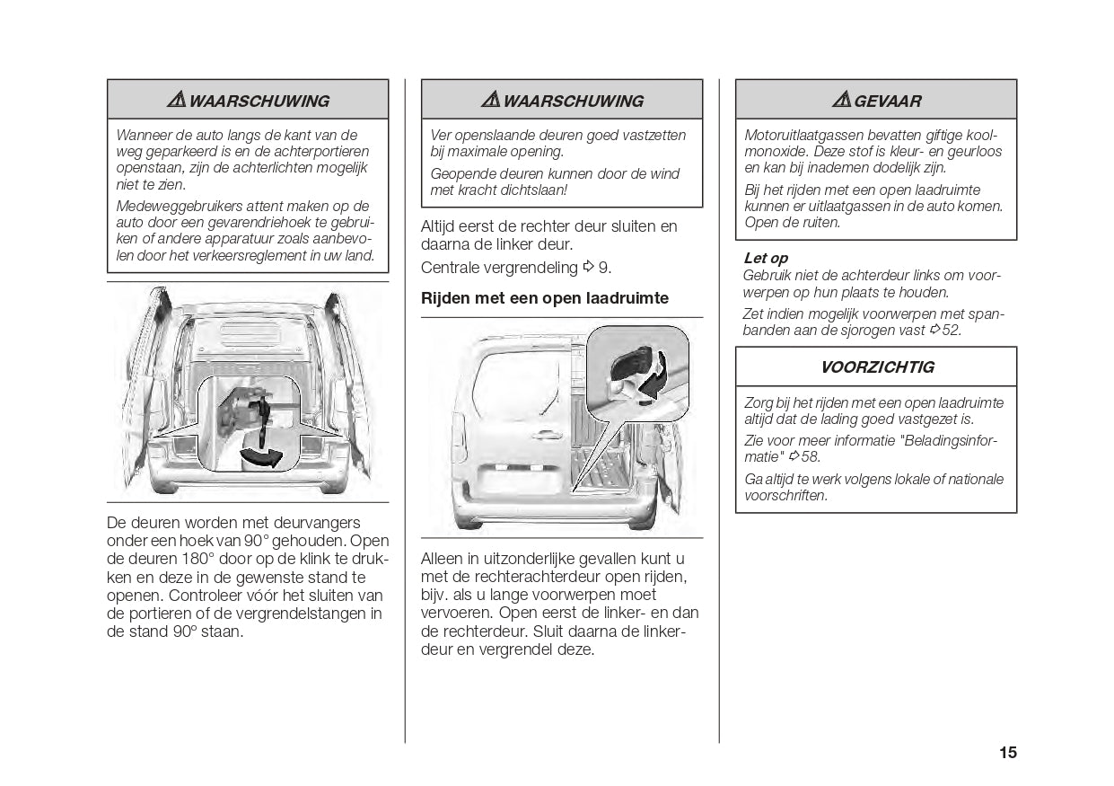 2023-2024 Fiat Doblo Owner's Manual | Dutch