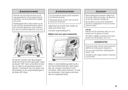 2023-2024 Fiat Doblo Owner's Manual | Dutch