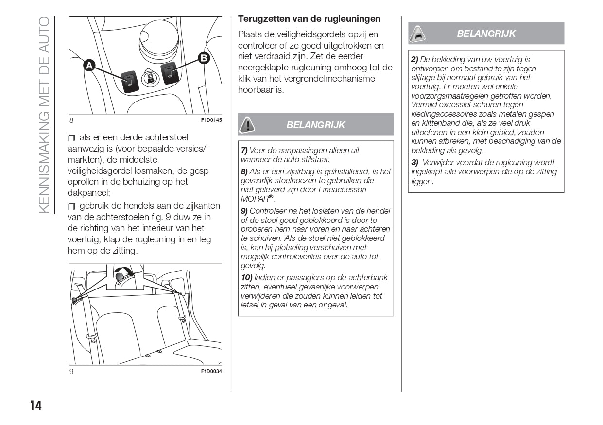 2016 Fiat Panda Owner's Manual | Dutch