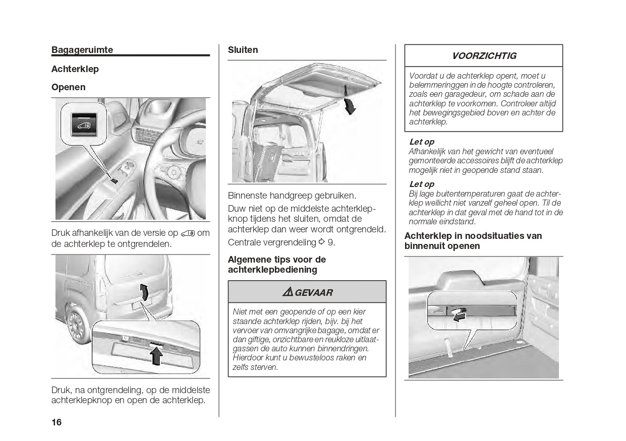 2023-2024 Fiat Doblo Owner's Manual | Dutch