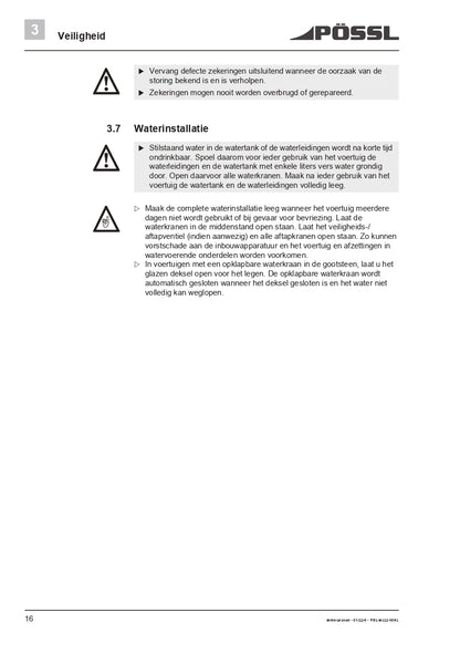 2019-2022 Pössl 2WIN Plus Bedienungsanleitung | Niederländisch