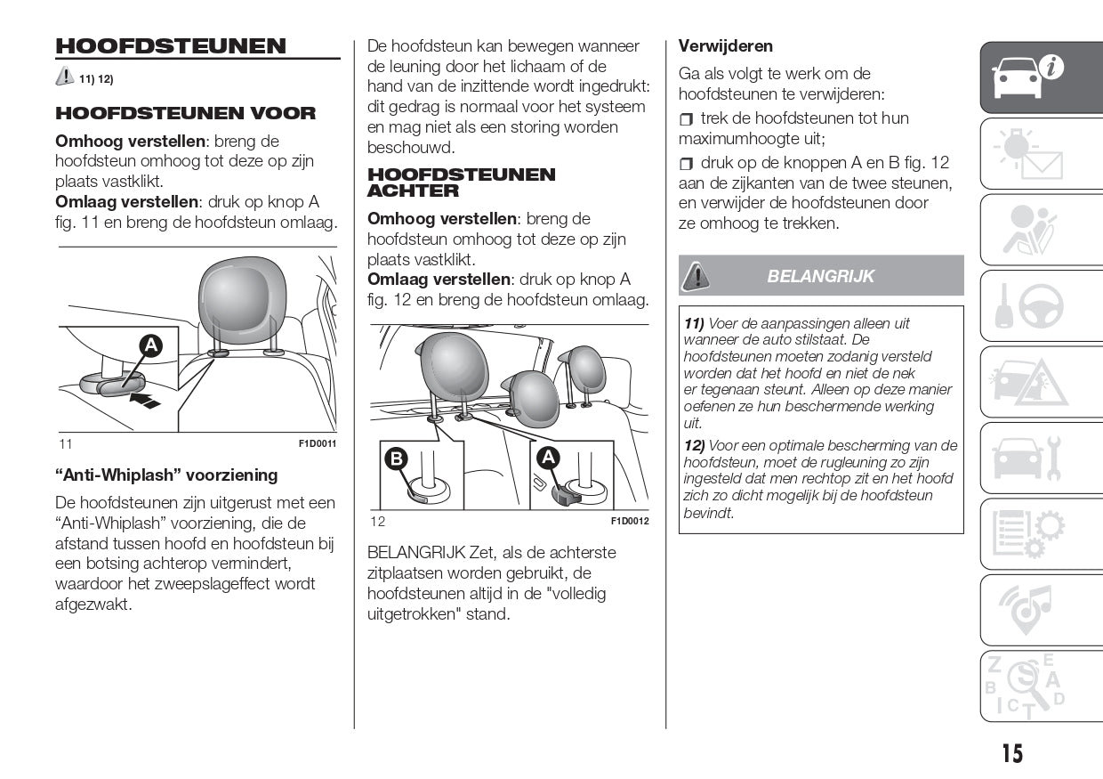 2018 Fiat Panda Owner's Manual | Dutch