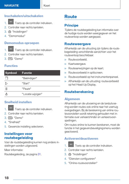 2021-2023 BMW iX3 Infotainment Manual | Dutch