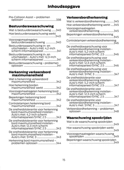 2022-2023 Ford Puma Gebruikershandleiding | Nederlands