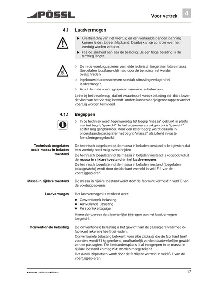 2019-2022 Pössl 2WIN Plus Bedienungsanleitung | Niederländisch