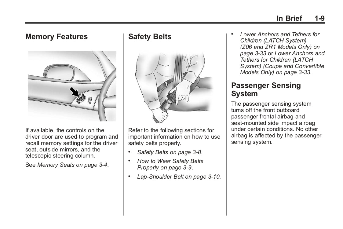 2013 Chevrolet Corvette Owner's Manual | English