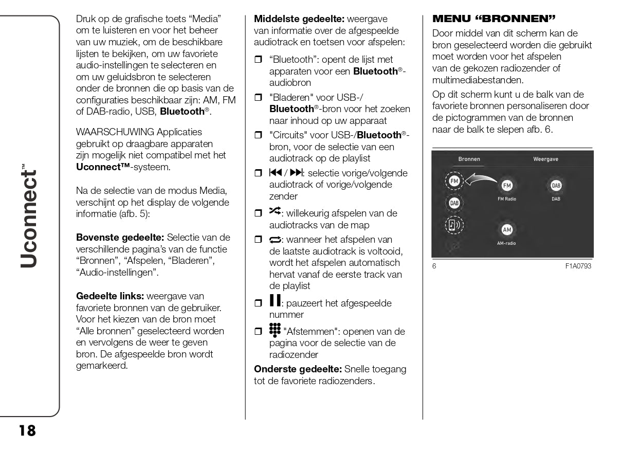 2023 Fiat Ducato UConnect 10inch Infotainment Manual | Dutch