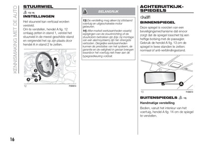 2016 Fiat Panda Owner's Manual | Dutch