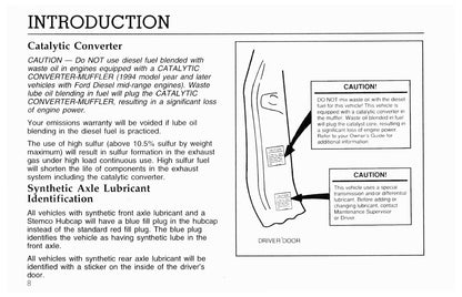 1997 Ford L-Series Gebruikershandleiding | Engels